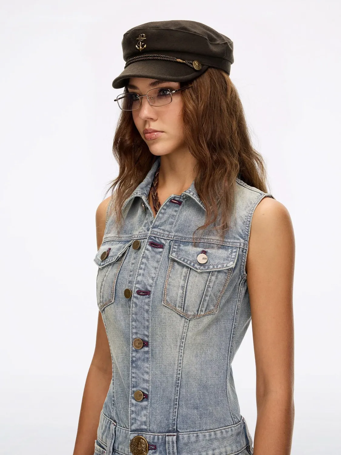 Miss Sixty Baker Boy Hat bøllehat khaki