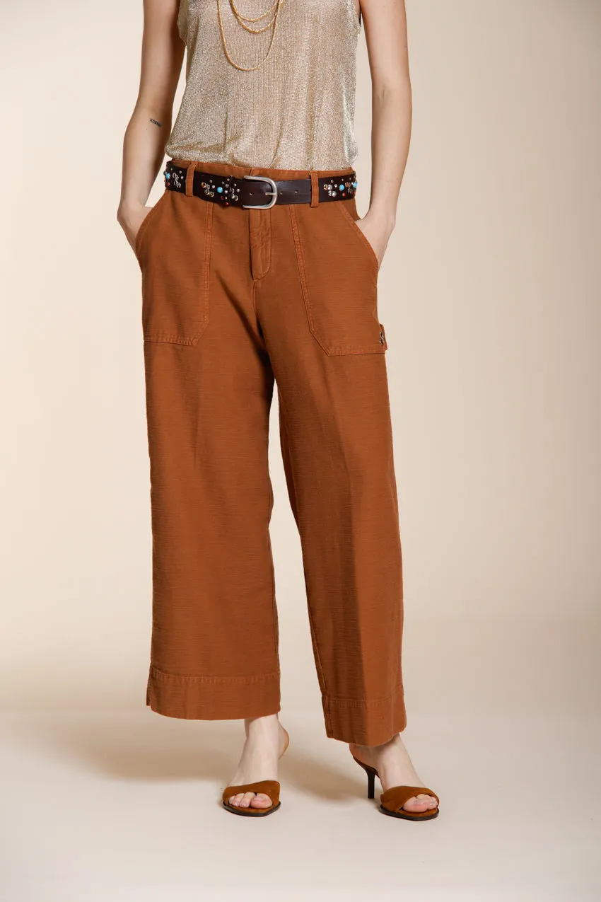 Mason's Dallas Wide cargo bukser rust straight fit