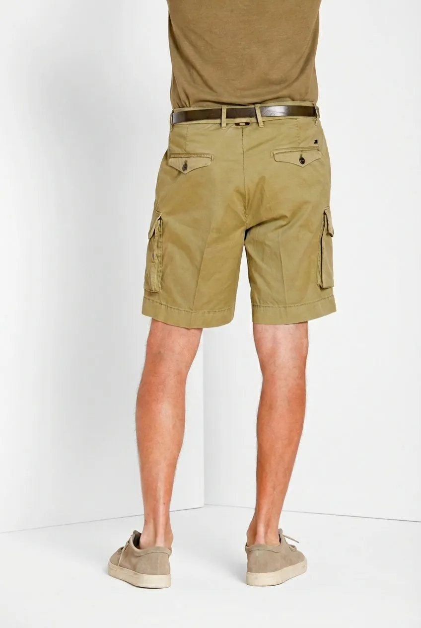 Mason's Cargo bermuda shorts syregrøn relaxed gabardine